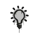 Sealed Graffiti | Lightbulb (Shark White) image
