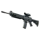 SG 553 | Waves Perforated (Battle-Scarred) image
