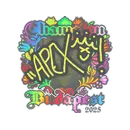 Sticker | apEX (Holo, Champion) | Budapest 2025 image