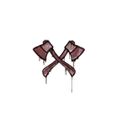 Sealed Graffiti | X-Axes (Brick Red) image