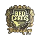 Sticker | RED Canids (Gold) | Budapest 2025 image