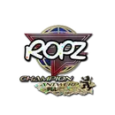 Sticker | ropz (Glitter, Champion) | Antwerp 2022 image