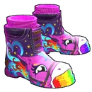 Rainbow Pony Boots image